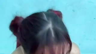 OnlyFans Whoahannahjo BG POV Pool BJ