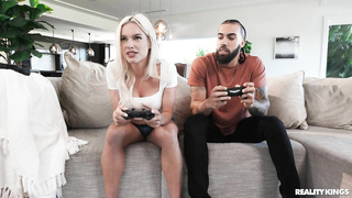 HotGirlsGame Kira Noir Gamer Girl Controls The Cock